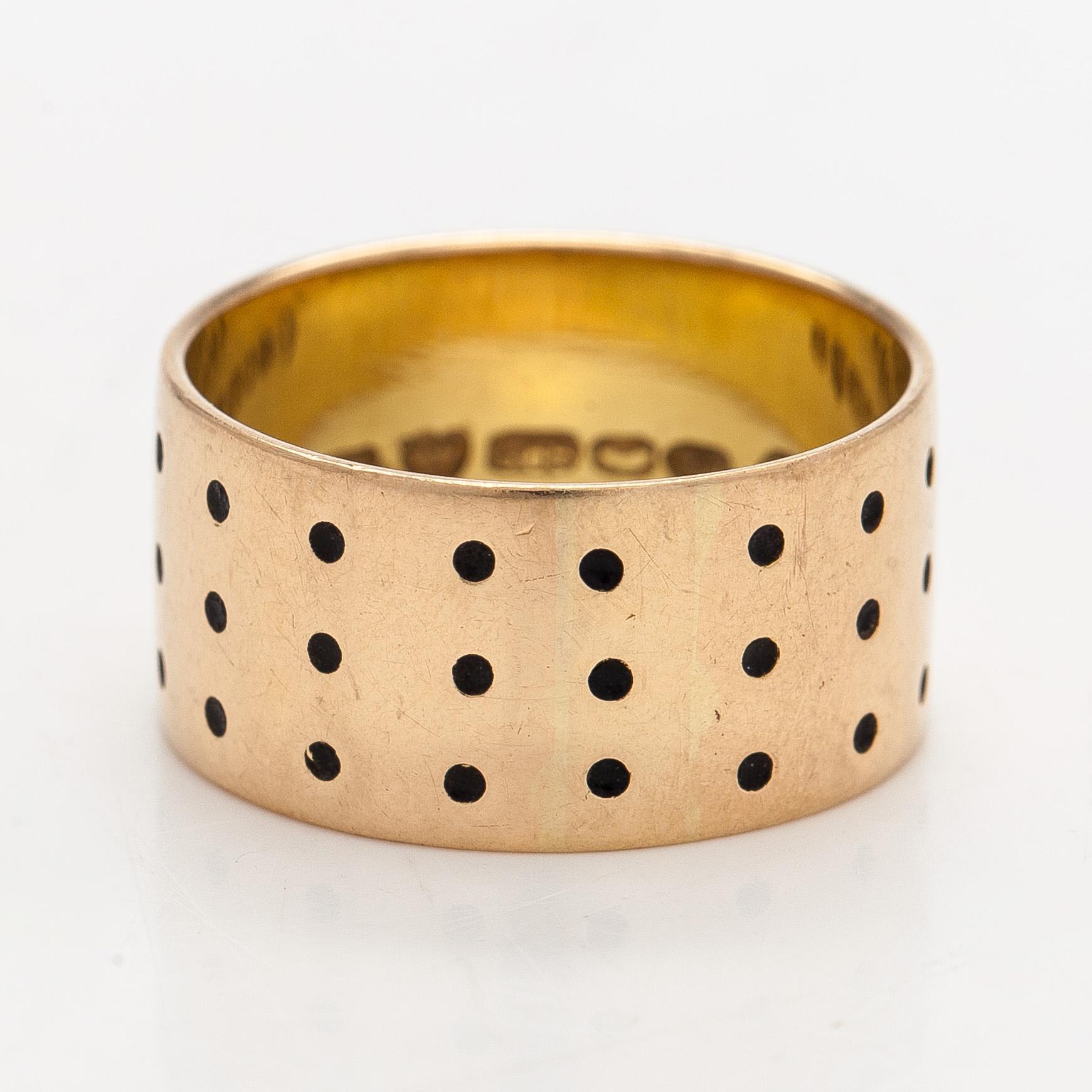 Kalevala Koru, ring, "Kaira", 14K gold, Helsinki 1960.