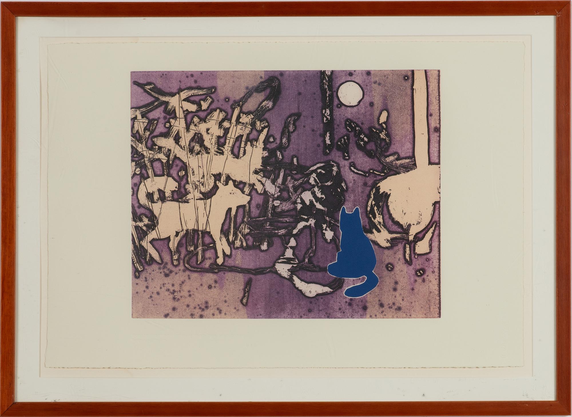 Ernst Billgren, "Blå katt".