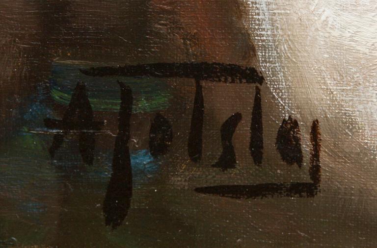 ALEXANDER TOLSTOY, olja på duk, sign.