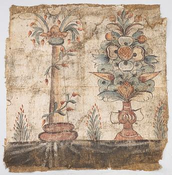 Decorative painting. Fragment. 18th century.