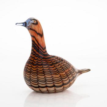 Oiva Toikka, A glass bird, 'Little Diver', signed O. Toikka Nuutajärvi.