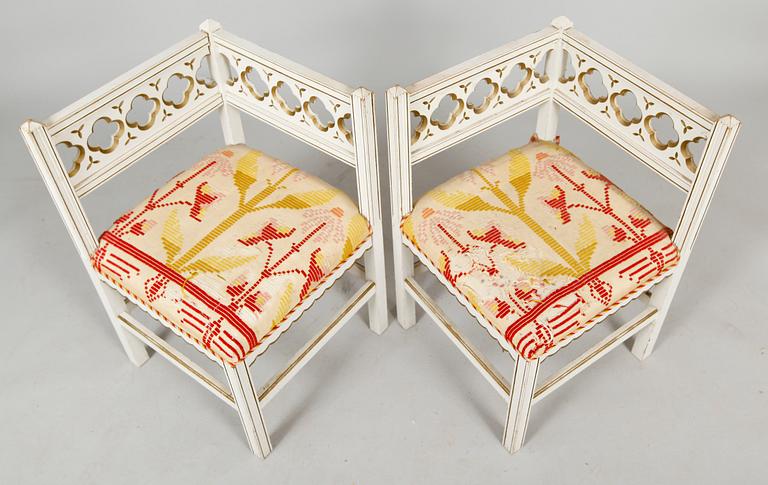 SITTGRUPP, 4 delar, sekelskiftet 1900.