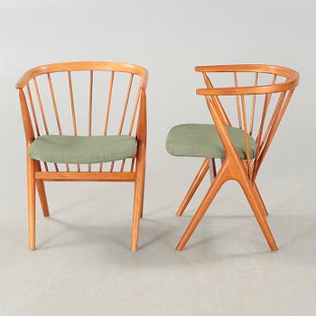 A pair of 1950/60s Helge Sibast armchairs from Sibast Furiture, Denmark.