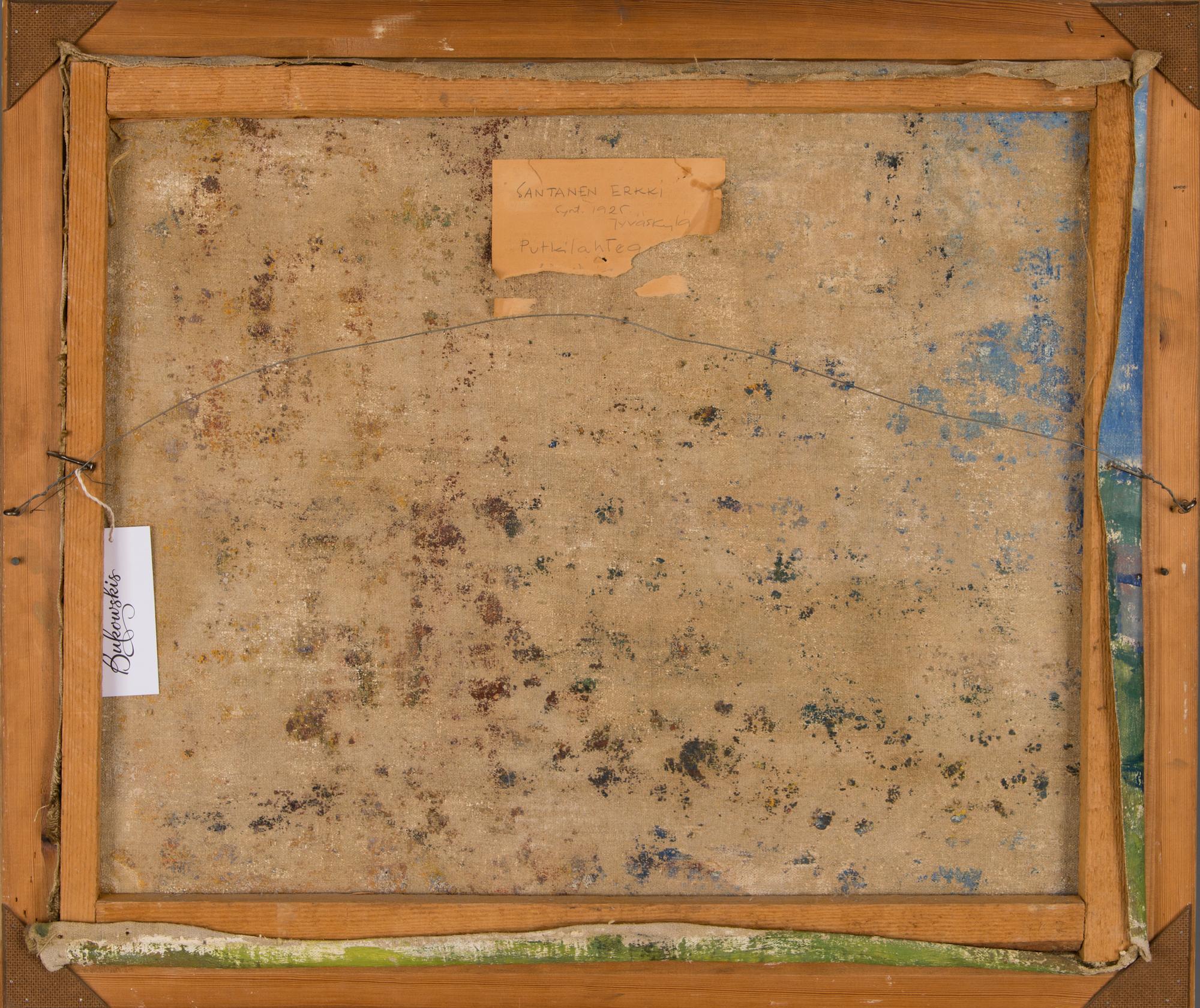 ERKKI SANTANEN, öljy kankaalle, signeerattu ja päivätty -51.