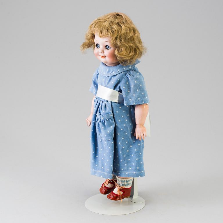 A bisque headed doll 323 by Armand Marseille, Germany, 1914-1925.