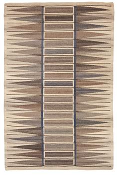 CARPET. Flat weave. 296 x 193,5 cm. Sweden around 1950.