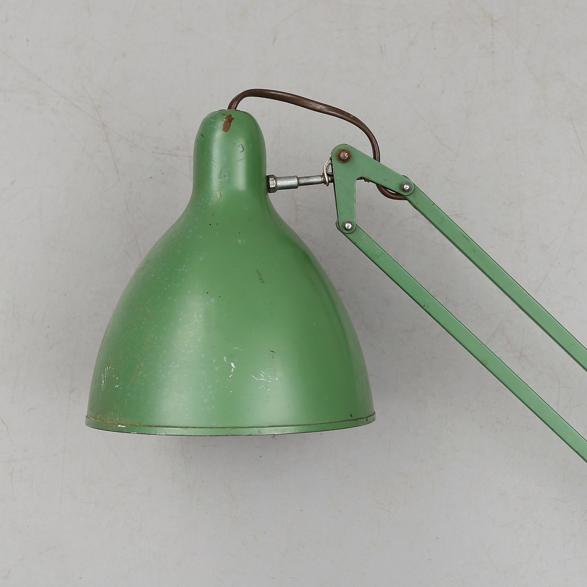 INDUSTRILAMPA, Jacob Jacobsen, Luxo 1001, 1900-talets första hälft.