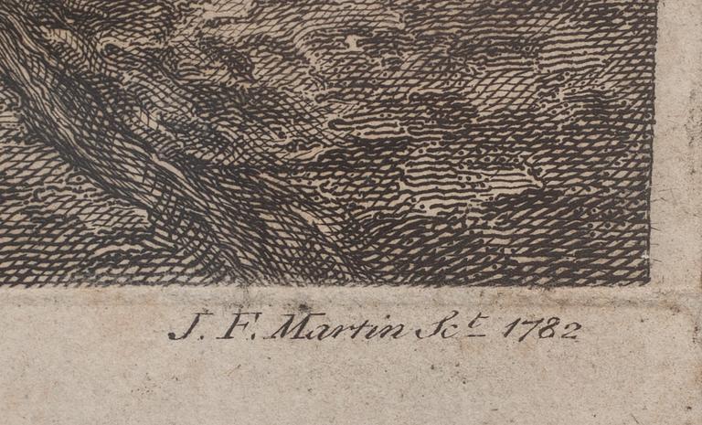 ETSNING, signerad JF Martin 1782.