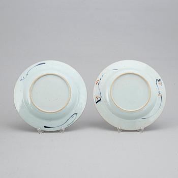 Four imari export plates, Qing dynasty, Qianlong (1736-95).