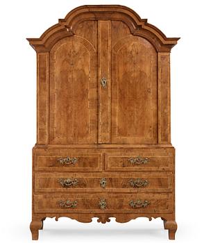 1. A Swedish Rococo 18th century cupboard.