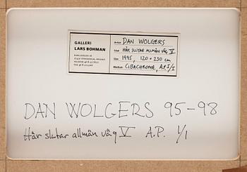 Dan Wolgers, "Här slutar allmän väg V", 1995.