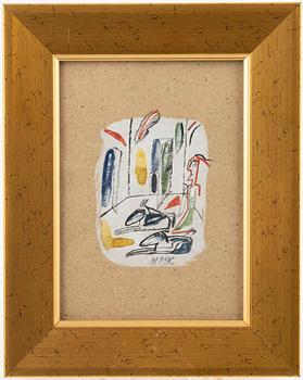 Madeleine Pyk, mixed media, signed.