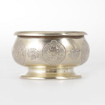 SALTKAR, silver, Moskva, 1800-talets andra hälft. Vikt ca 46 gram.