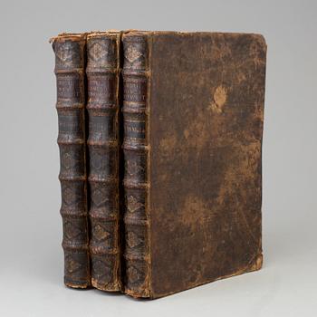 Three 18th century Bibles.