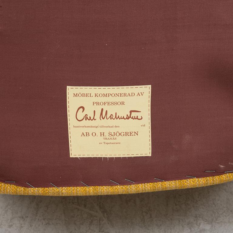 Carl Malmsten, a 'Samsas' armchair, O.H. Sjögren, second half of the 20th Century.