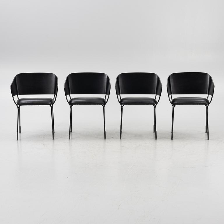 Tuula Falk & Ingrid Backman, chairs, 4 pcs, "Amina", 21st century.