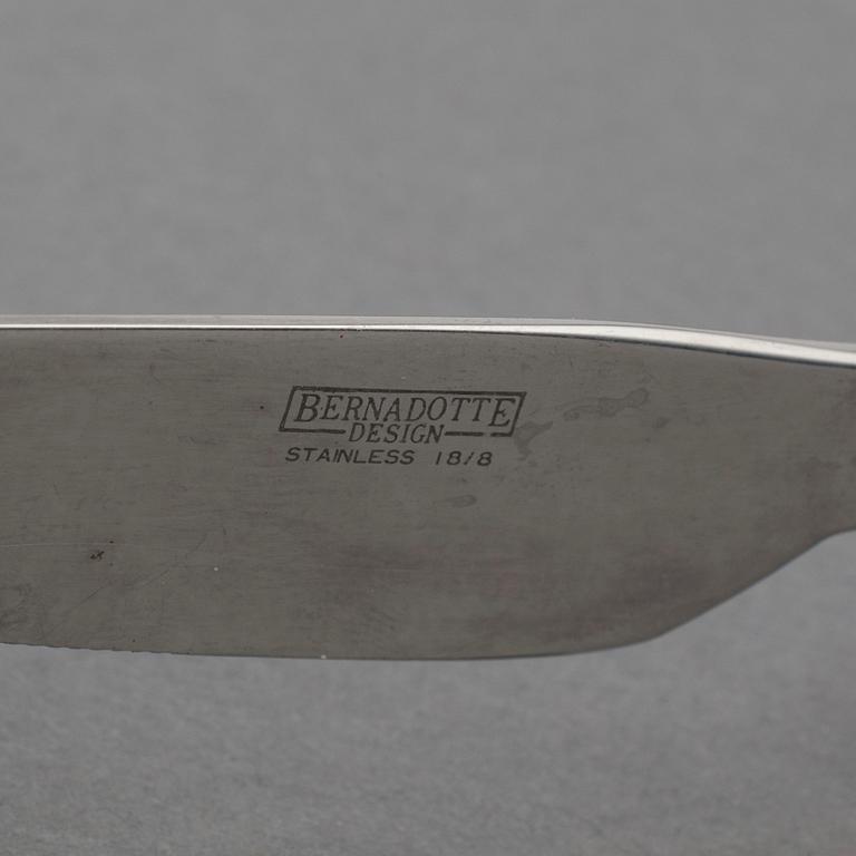 SIGVARD BERNADOTTE, 47 pieces of stainless steel cutlery.