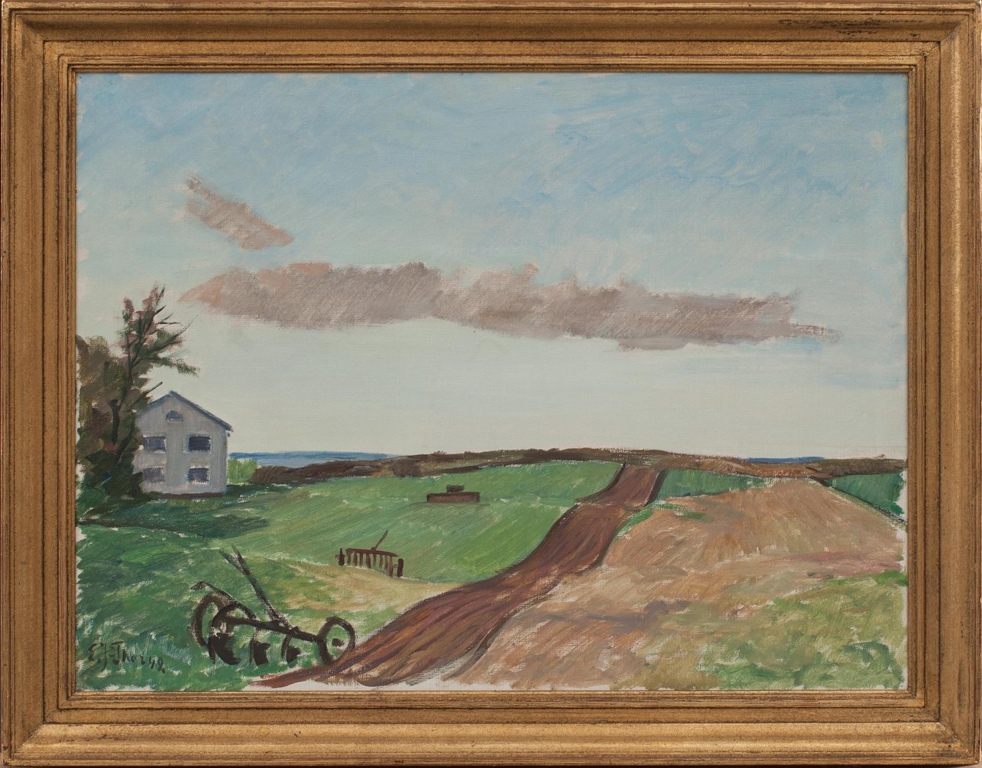 EMIL JOHANSON-THOR, olja på duk, signerad.