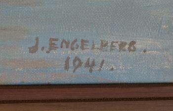 JOHN ENGELBERG, olja på duk, signerad och daterad 1941.