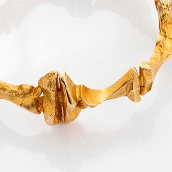 An 18K gold Lapponia bracelet.