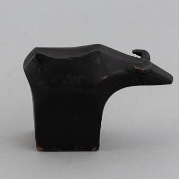 Gunnar Cyrén, skulptur, brons, signerad Cyrén.