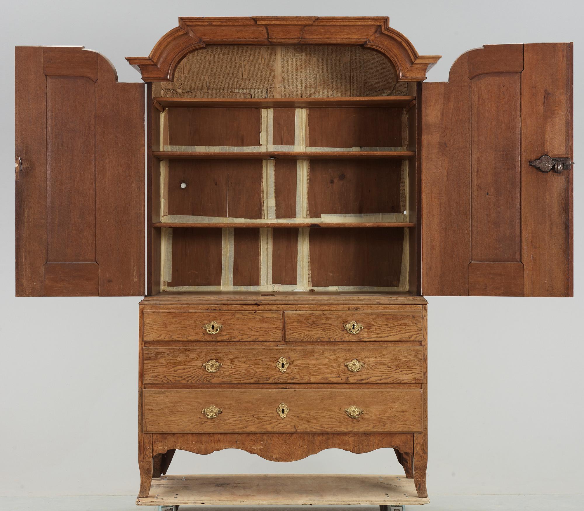 SKÅP, senbarock, 1700-tal.