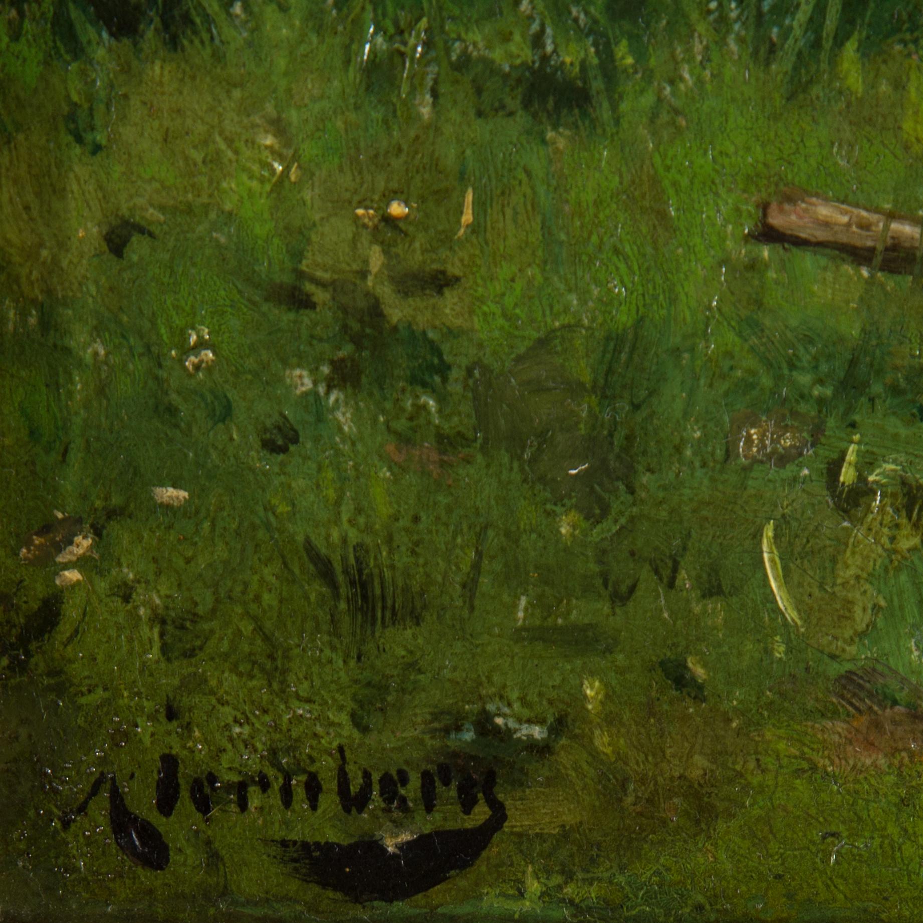 AUGUST JERNBERG, oil on canvas, signed.