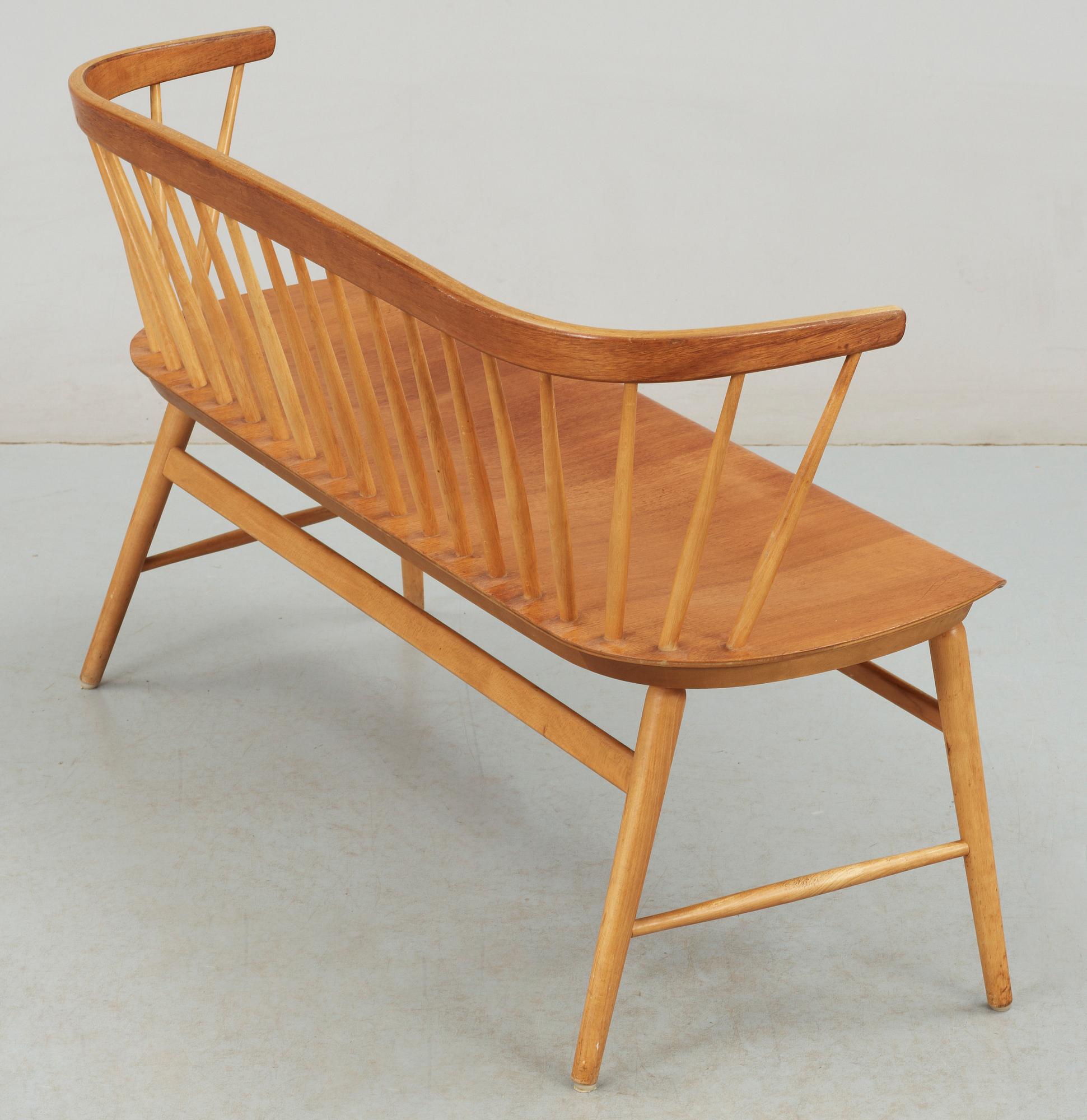 SOFFA, "Florett, nr 150", AB bröderna Wigells stolfabrik, 1900-talets andra hälft.