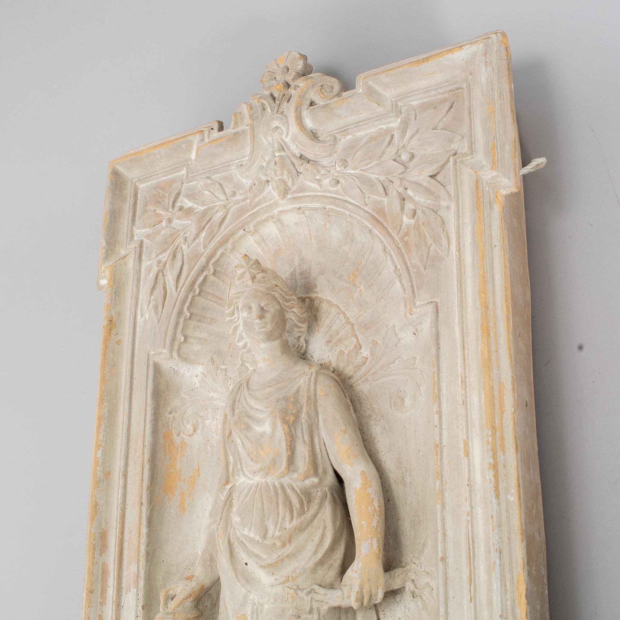 DECOR-ELEMENT, plaster, 18th Century.