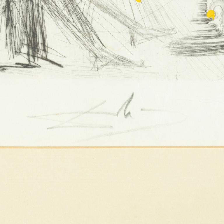 Salvador Dalí, "Le Coupleà la bougie" From "Les Amours de Cassandre".