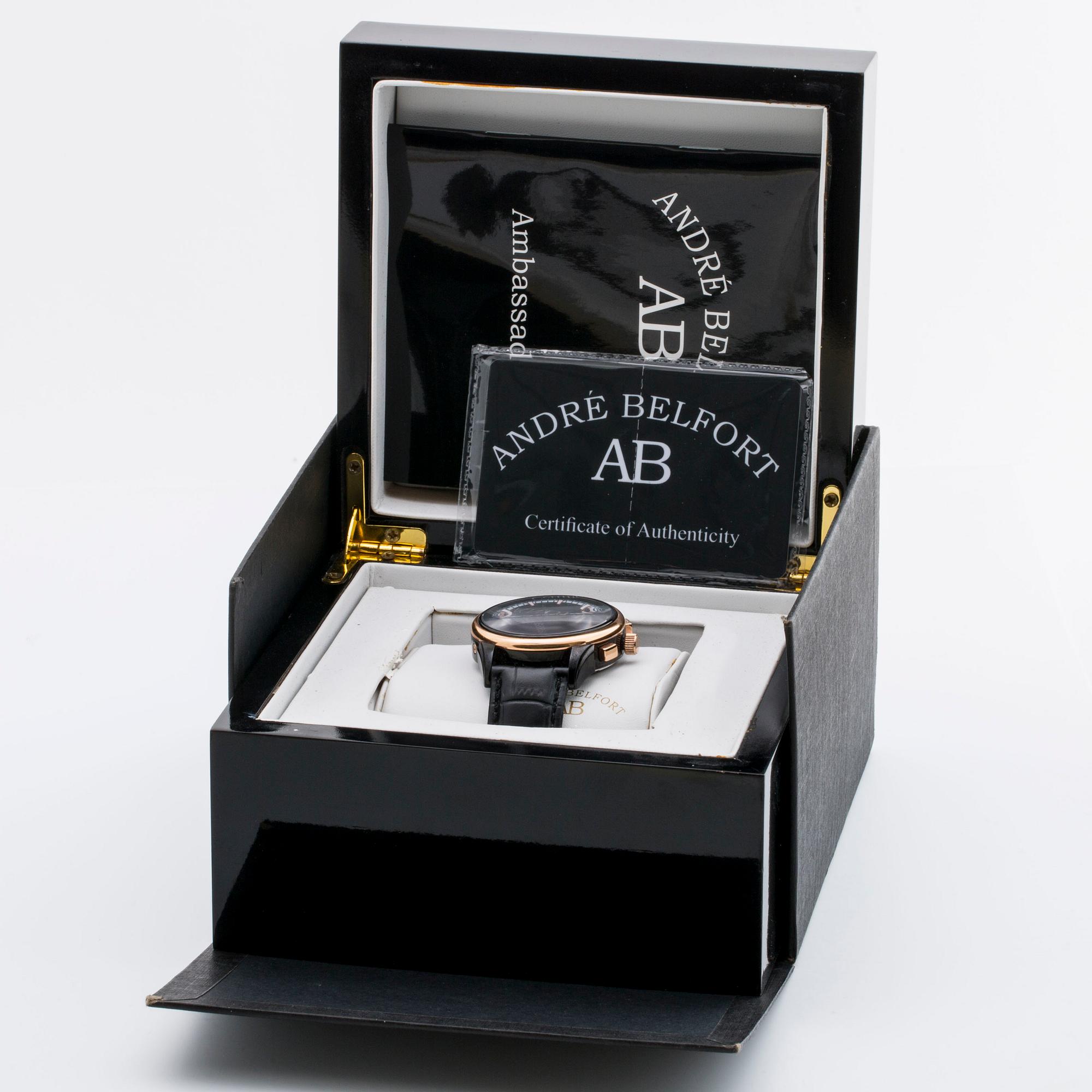 ANDRÉ BELFORT, " Ambassadeur" watch, 39 mm.