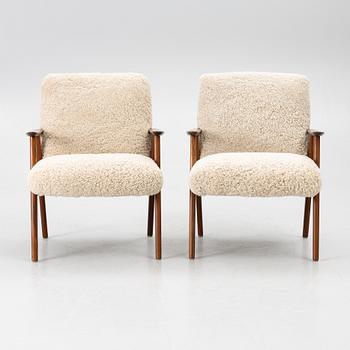 A pair of armchairs, second half of the 20th century.