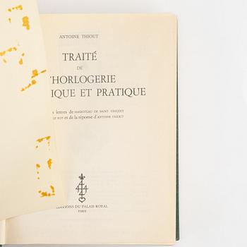 Facsimiles of books about clocks and watchmaking – 19 vols.