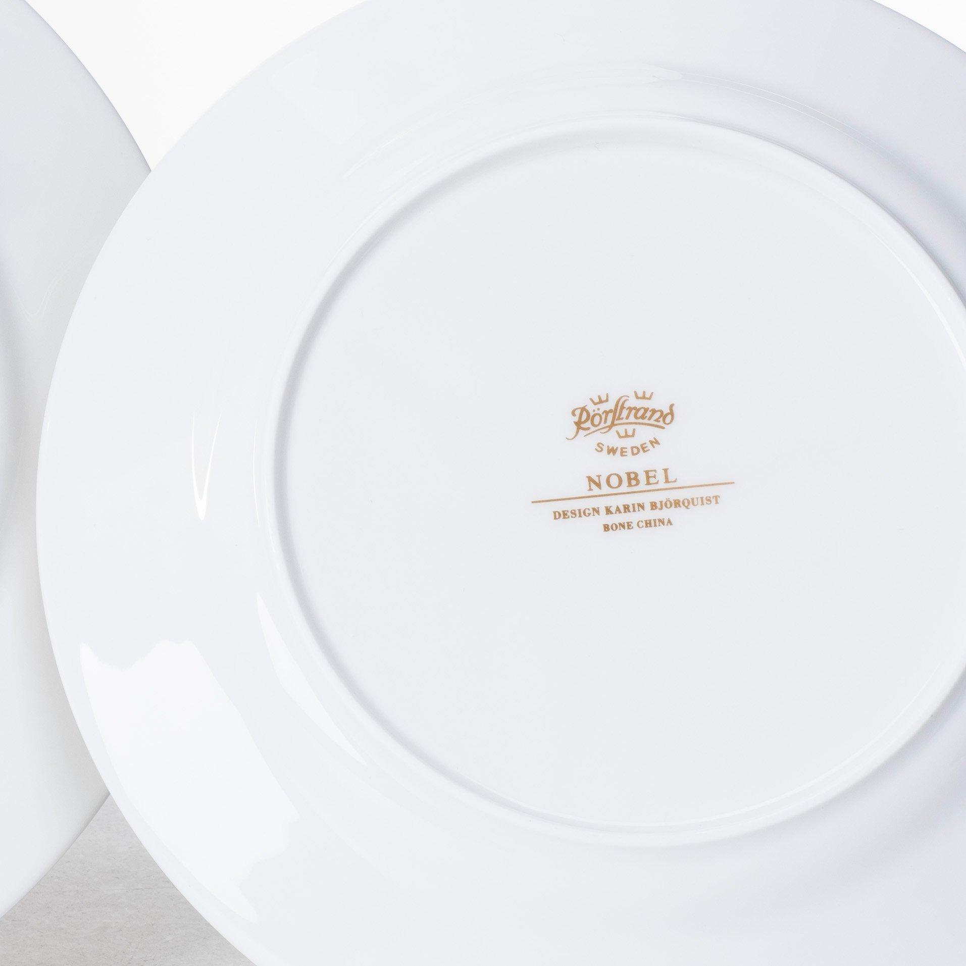Karin Björquist, a 45 pcs "Nobel" bone china part service, Rörstrand, Sweden, post 1991.