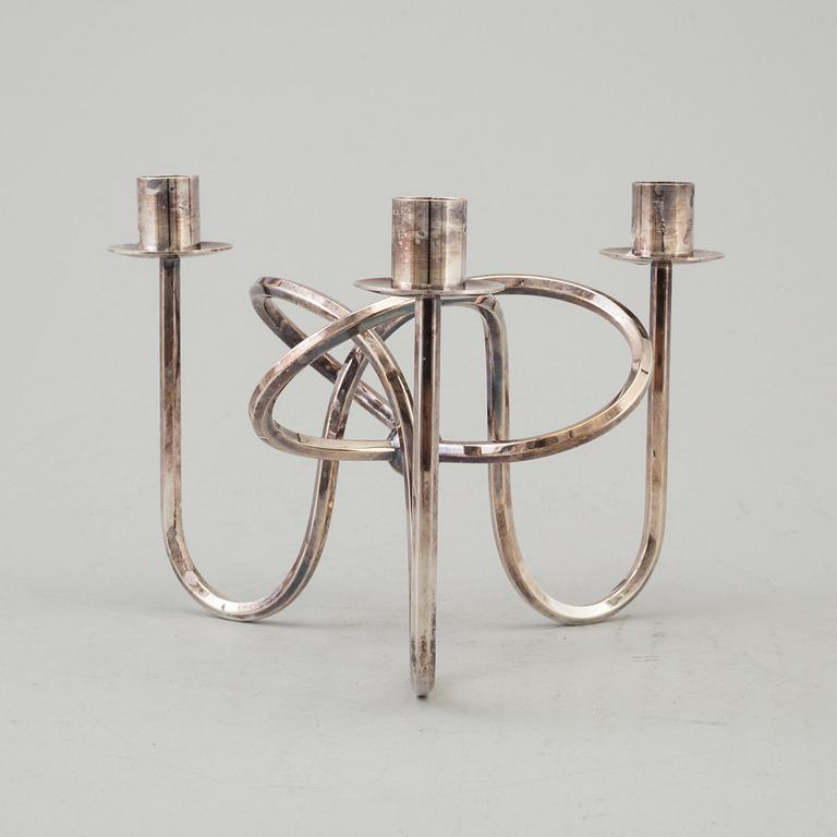 JOSEF FRANK, kandelaber, "Vänskapsknuten", Firma Svenskt Tenn, formgiven 1938.