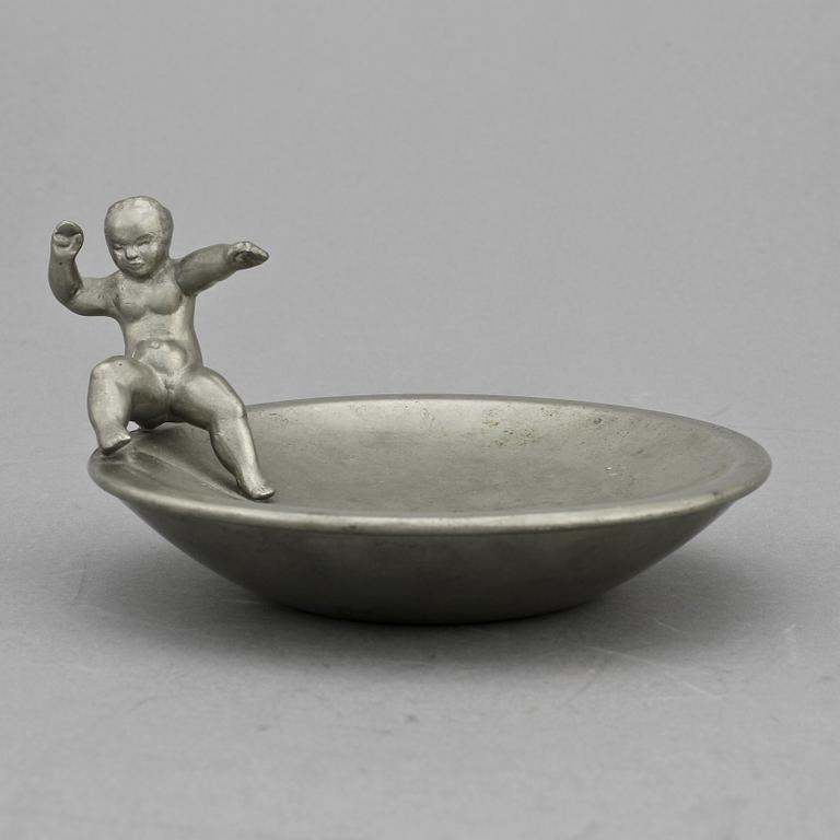 SKÅL, tenn, Firma svenskt tenn, 1932.