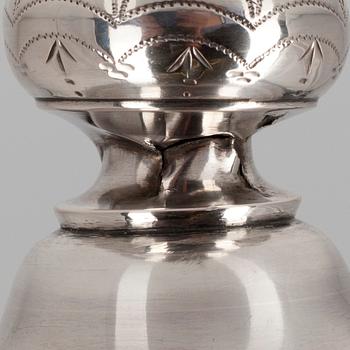 BÄGARE, 800 silver. Österrike-Ungern sent 1800-tal. Vikt 202 g.