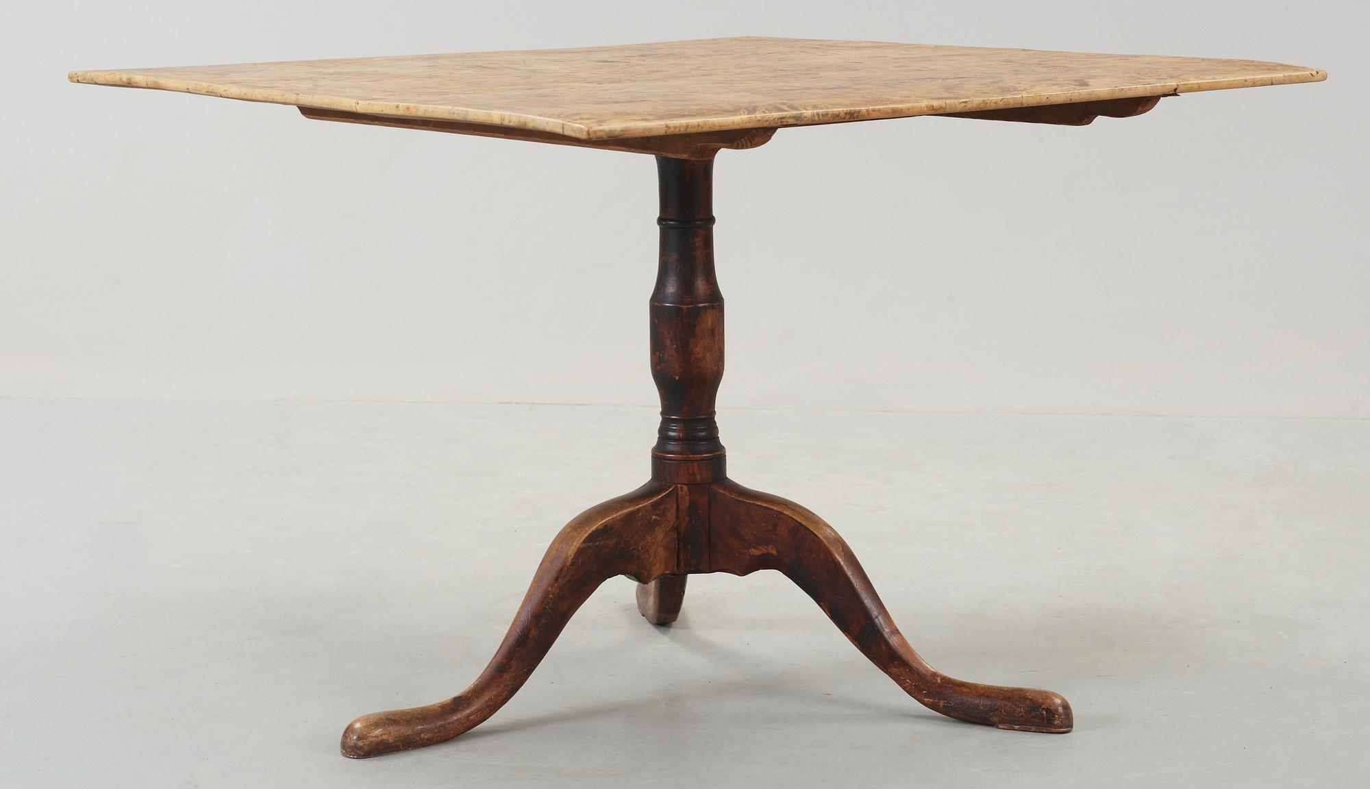 FÄLLBORD, 1700-talets slut.