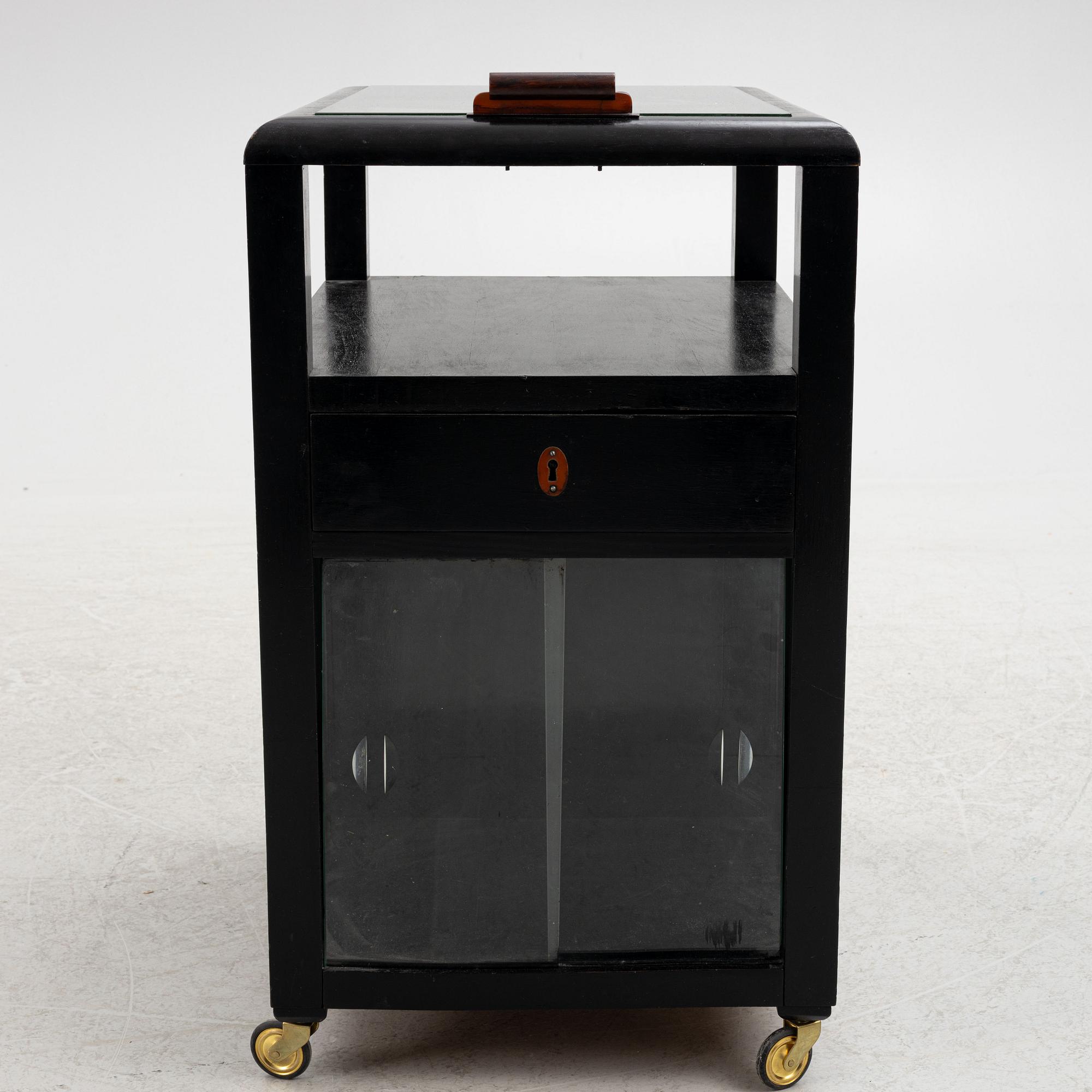 A Swedish Art Deco bar cabinet, 1930's.