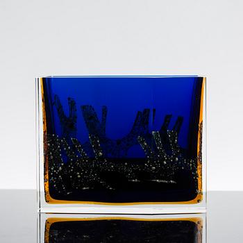 VAS, glas, Pavel Hlava, Bohemia, Tjeckoslovakien, etsad signatur samt etikett.