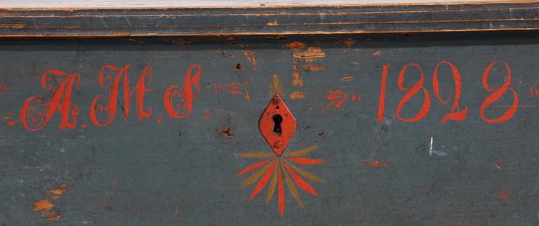 KISTA, allmoge, Hälsingland. 1800-tal.