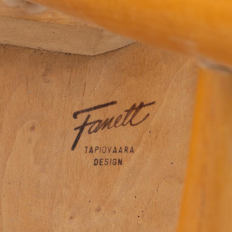 Ilmari Tapiovaara, Six "Fanett" chairs, Edsbyverken.