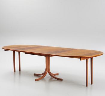 Josef Frank, a mahogany veneered model 771 dining table, Svenskt Tenn, post 1985.