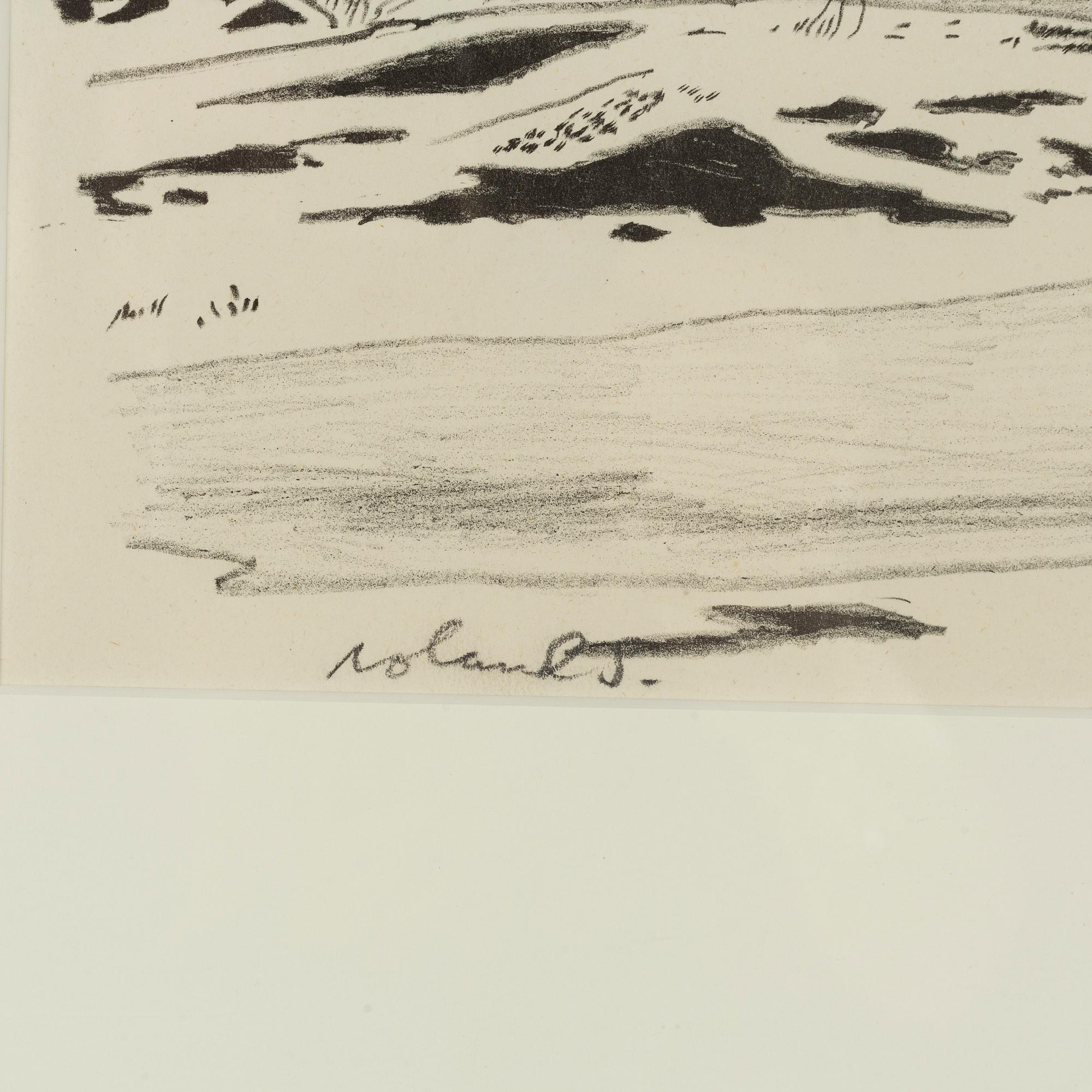 Roland Svensson, 3 litografier, signerade, en daterad -43 och 2 numrerade 16/30 samt 49/360.