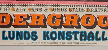 STURE JOHANNESSON, utställningsaffisch, 1969.