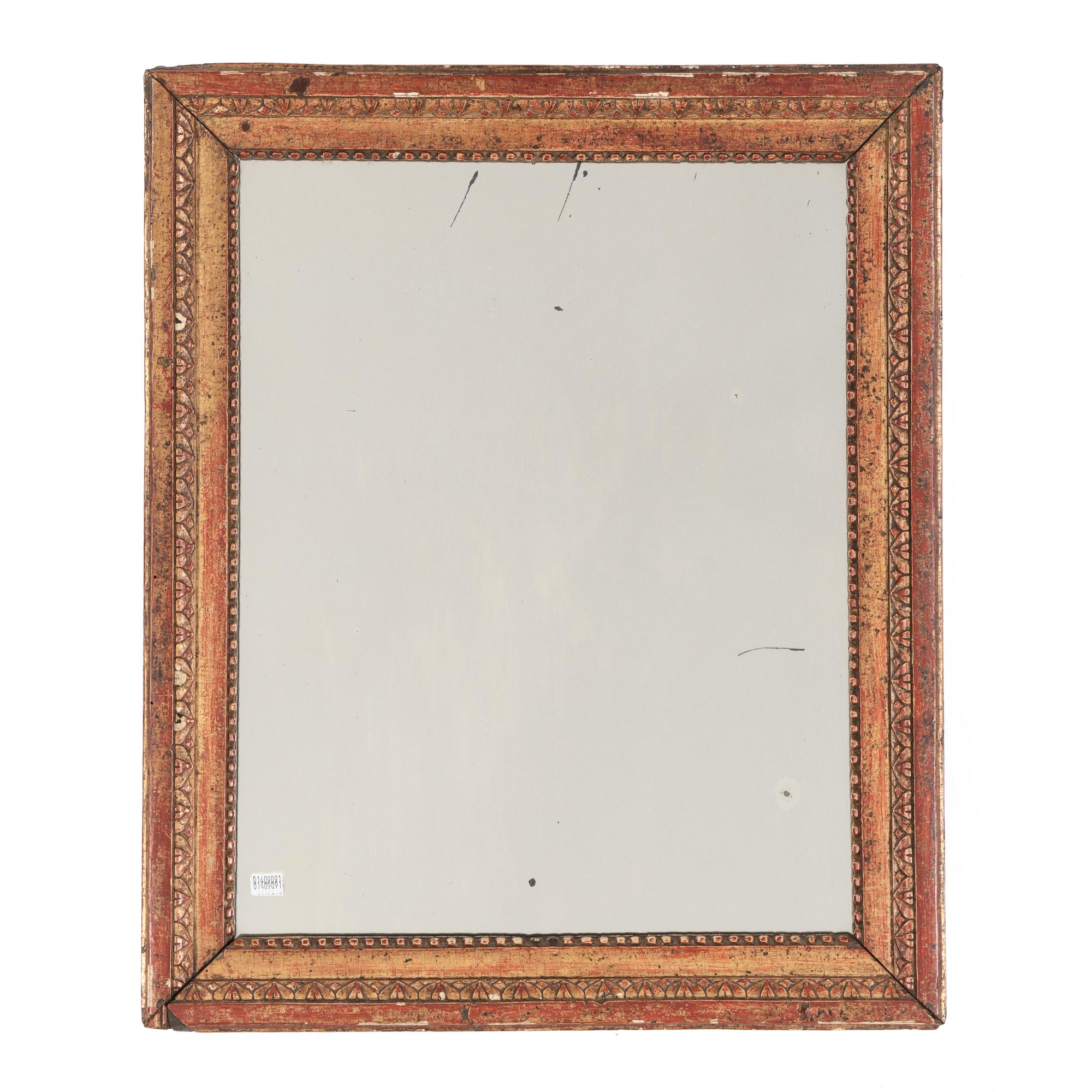 SPEGEL/RAM, gustaviansk, omkring 1800.