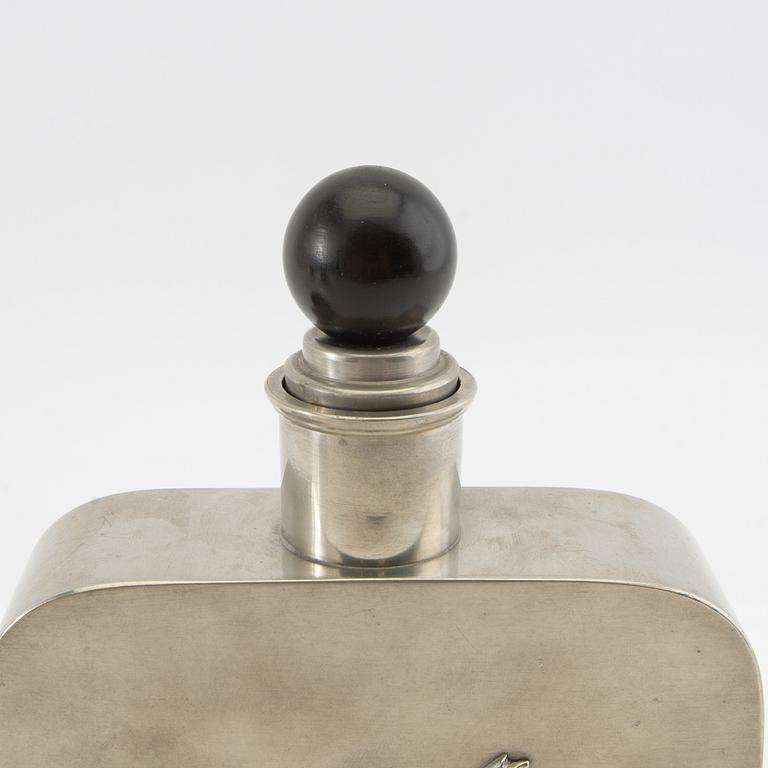 Cigarette case, candlesticks, ashtray, 4 pieces, GAB, 1936 -1938.