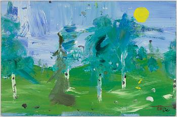 Carl Johan De Geer & Ernst Billgren,  acrylic on panel.