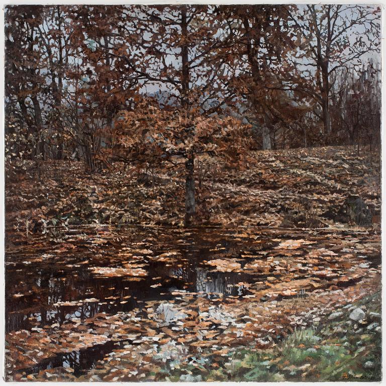 THOMAS STRÖMDAHL, olja på duk, sign o dat -83.