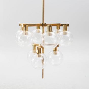 Hans-Agne Jakobsson, an imposing ceiling lamp model "T348/9", Hans-Agne Jakobsson AB, Markaryd, 1960s-70s.